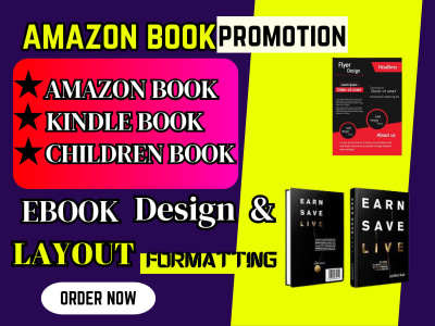 BOOST Ebook Marketing, Amazon Organic Kindle book promotion, LAYOUT DESIGN
