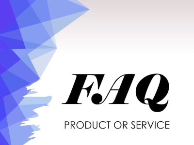 An FAQ for your product or service