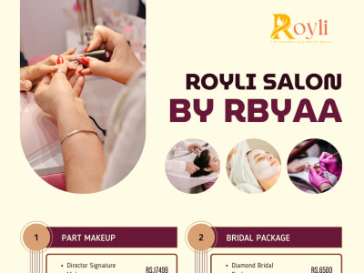 Professional Beauty Salon Menu Design and Copywriting Services