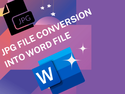 Jpg file converted to Word Doc