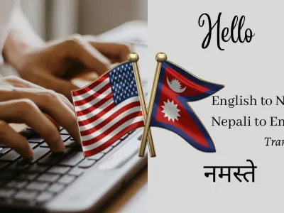 Translation from English to Nepali and vice-versa