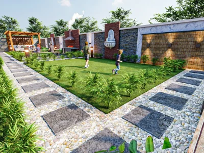 Landscape design architect for your backyard , front yard and terrace