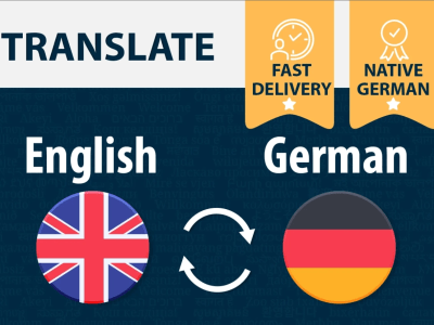 Professional translatons for English & German PDF's from a native speaker!