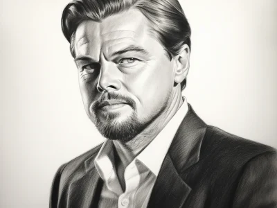 A realistic pencil drawing, coloured pencil or charcoal drawing on paper.