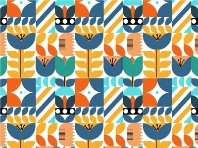 An amazing geometric repeat patterns