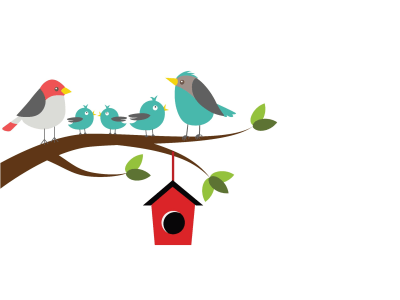 A flat illustration of any object within 24 hours