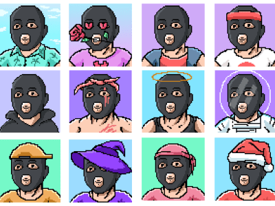 2D NFT pixel art for your game/project/profile