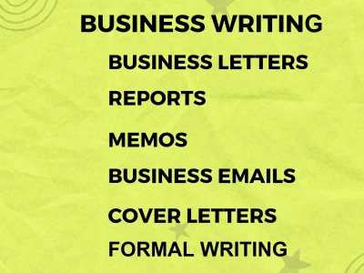 Business letters reports memos and business writings