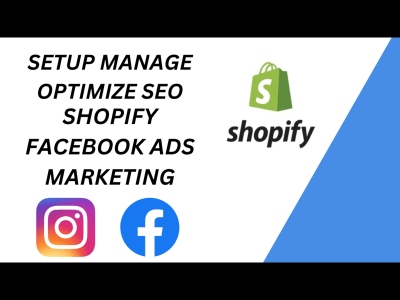Setup Shopify Facebook advertising marketing ads campaign for your business