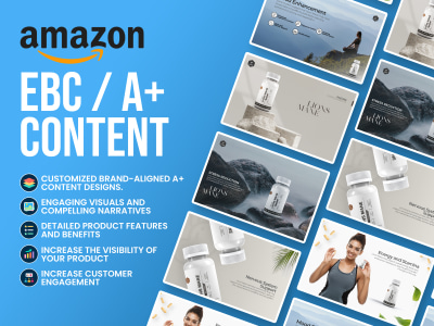 Top notch Amazon A+ content or enhanced brand content design