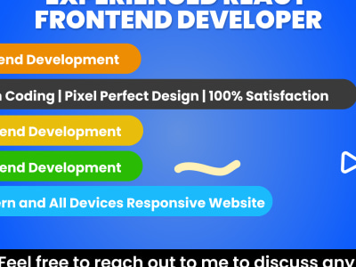 Frontend Projects using React | Upwork