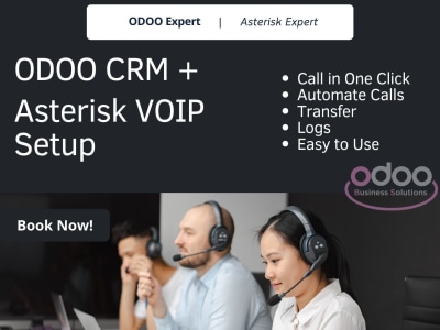 ODOO VOIP Integration, ODOO Asterisk Expert for CRM Solutions