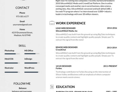 You will get a fantastic resume and cover letter