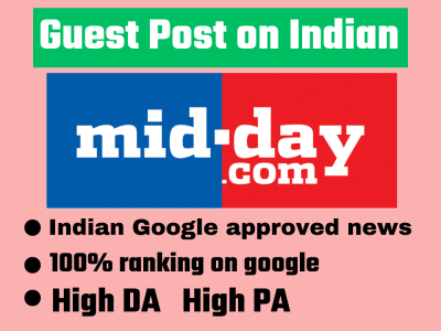 Guest Post and Press Release Publications on Indian Websites mid-day