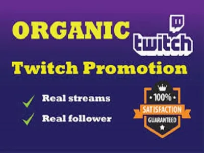 Massive Twitch channel promotion for traffic, twitch affiliate promotion