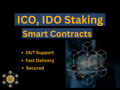 Secured ICO, IDO and Staking Smart Contracts with units tests