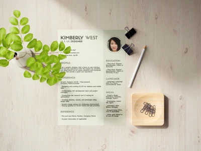 A powerful RESUME that provides benefits.