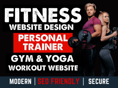 Website Design for Personal Fitness Trainers, Yoga Instructors, and Gyms