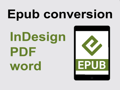 Ebook & epub from Indesign, PDF and word
