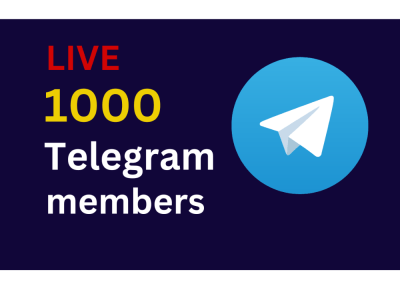 1000 Real Active Targeted Telegram Members | Quality Members