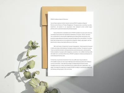 A meticulously crafted cover letter, tailored to a desired job, in 24 hours