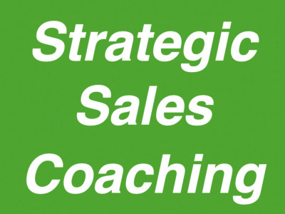 A strategic sales coaching session