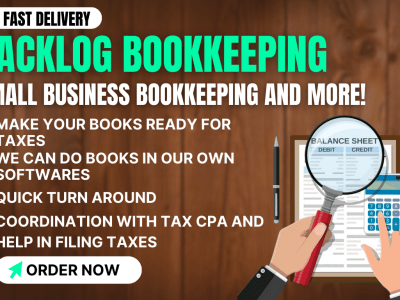 Your backlog bookkeeping ready for taxes