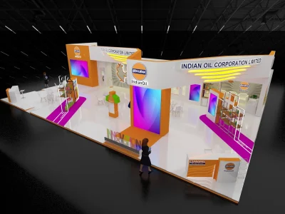Exhibition Booth design and kiosk design 3D/2D