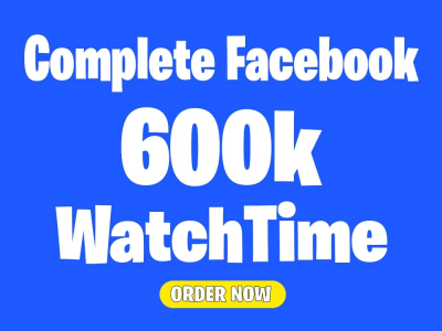Organic Facebook Watchtime with followers