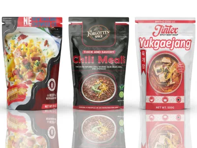 Pouch design, bag design, food packaging design, sachet design