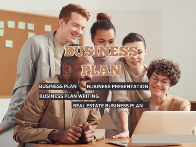 A detailed business plan, pitch deck, business proposal for startups