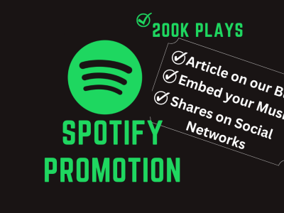 Ultimate Spotify Promotion Service On My Website