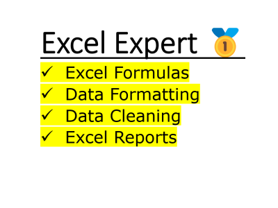 Excel Expert | Excel Formula | Custom Excel Spreadsheet Services