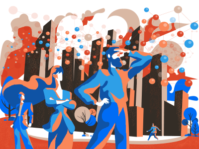 An amazing illustration that drives attention and makes impact. 