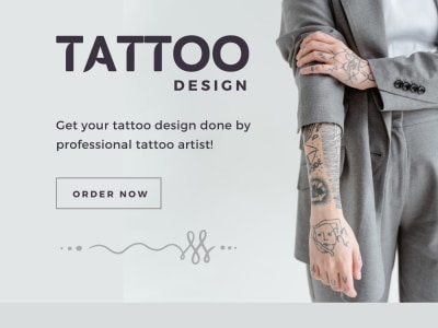 Custom realistic vector art tattoo illustration design-merchandize design