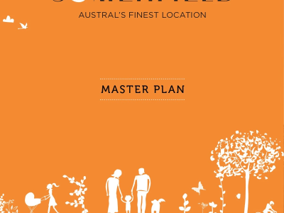 A minimalist real estate brochure