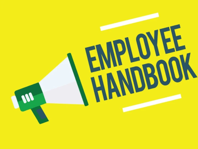 A customized employee handbook