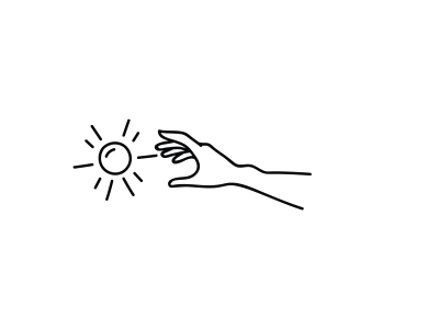 Minimal or old-school tattoo design