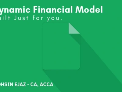 A customized financial model and dashboard in Excel or Power BI