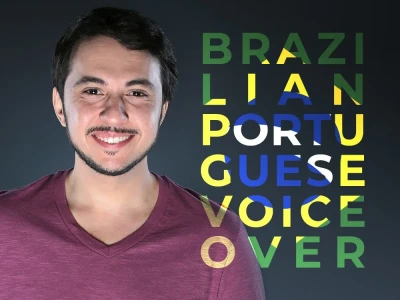 One minute of professional male Brazilian Portuguese voice over