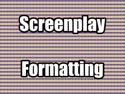 Your screenplay professional formatted to industry standards