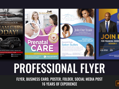 Design a professional Flyer