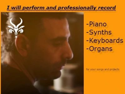 Professional piano/ synth performing and recording for your music