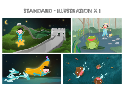 A fantastic, print-ready illustration for your children's book! | Upwork