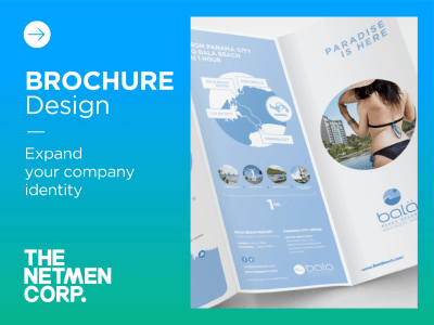 A professionally designed brochure that enhances your company's image.