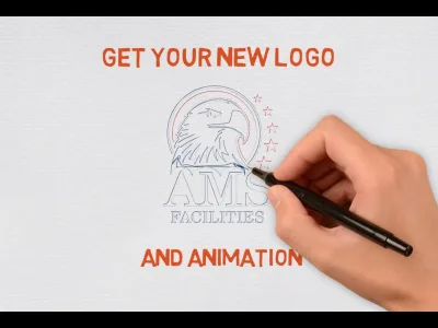 An amazing whiteboard animation of your logo