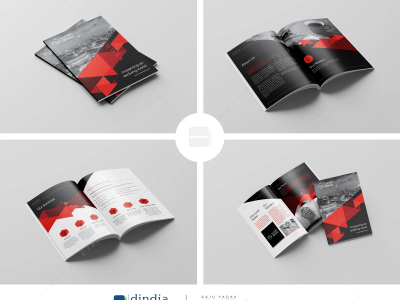 Brochure design, booklet, annual report for your business