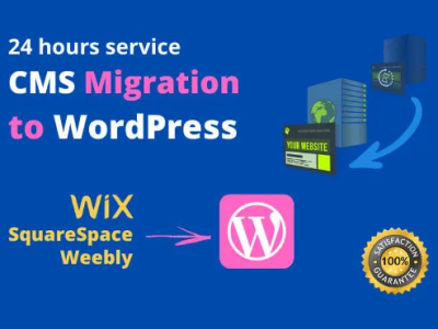 Your CMS migrated to WordPress from Wix, SquareSpace or Shopify
