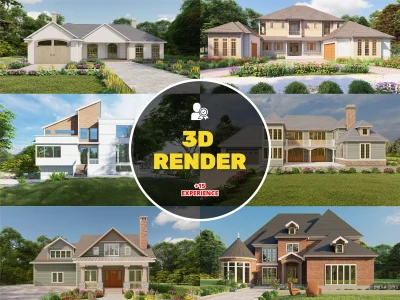 3d floorplan design the exterior interior 3d house design Renderings