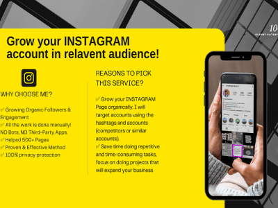 REAL Instagram followers & engagement in your account I Instagram Growth